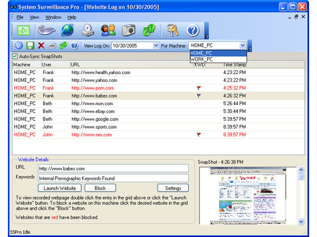 System Surveillance Pro 2011